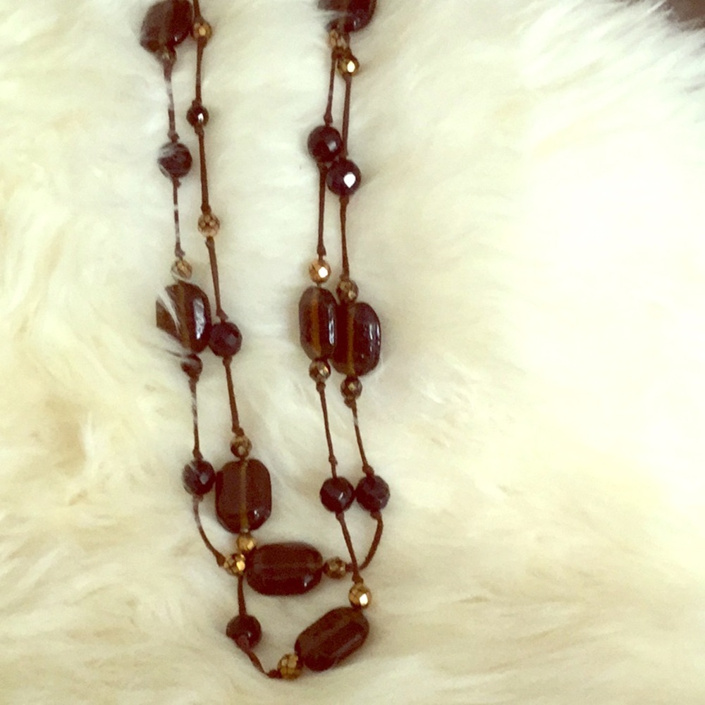 Designer Erickson Beamon Triple Length Necklace